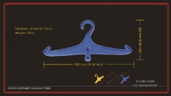 large HANGER SCUBA GEAR AQUATEC BALIDIVESHOP